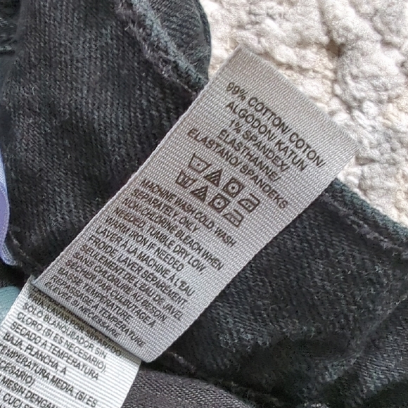 Lucky Brand 221 Original Straight Black Jeans Size 34x30 - Picture 7 of 10